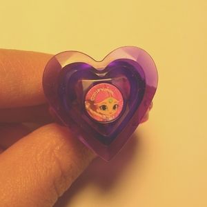 Children's Pink & Purple Heart Ring